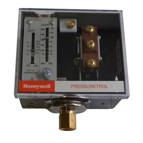 Honeywell Pressuretrol L404 Series User manual