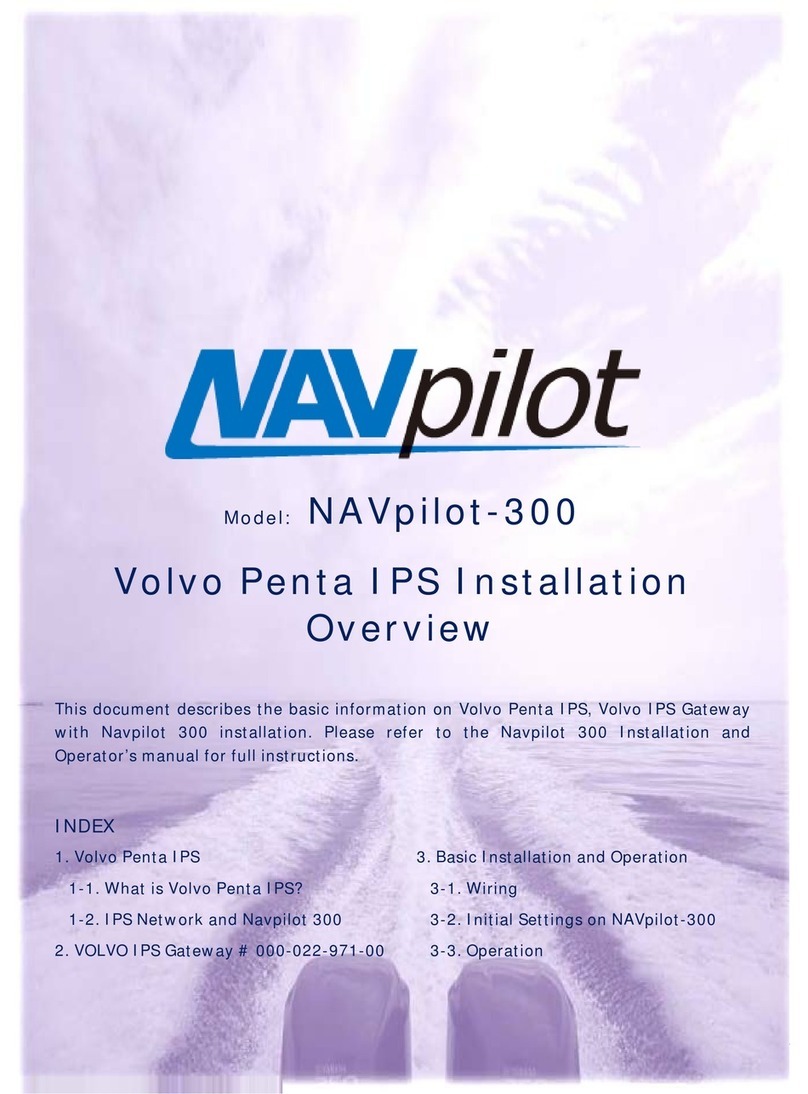 Furuno NAVpilot-300 Installation overview Furuno NAVpilot-300 Installation overview