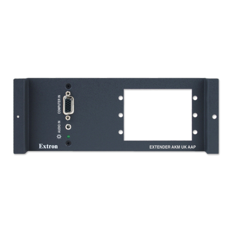 Extron electronics Extender AAP user guide