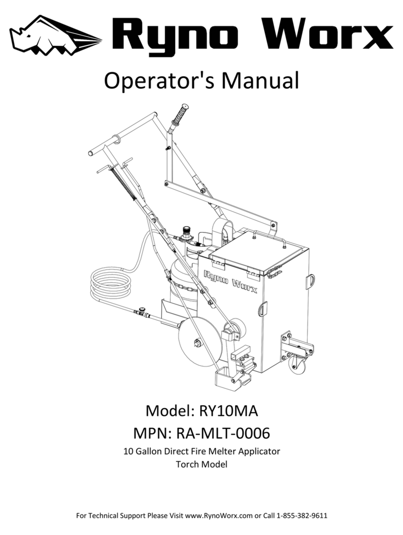 RYNO WORX RY10MA Operator's manual