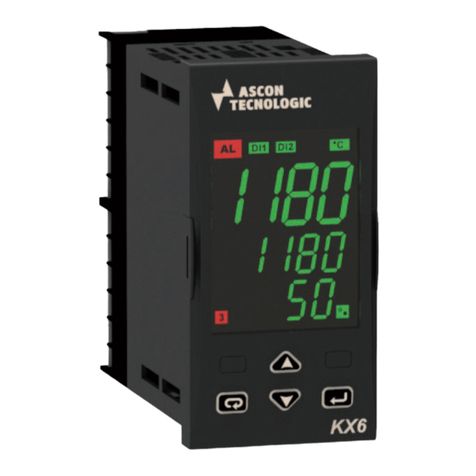 Ascon tecnologic KX6 Series Installation and operation manual