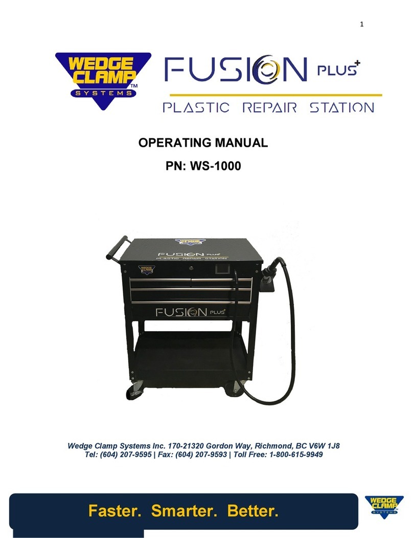 Wedge Clamp Systems Inc. WS-1000 operating manual