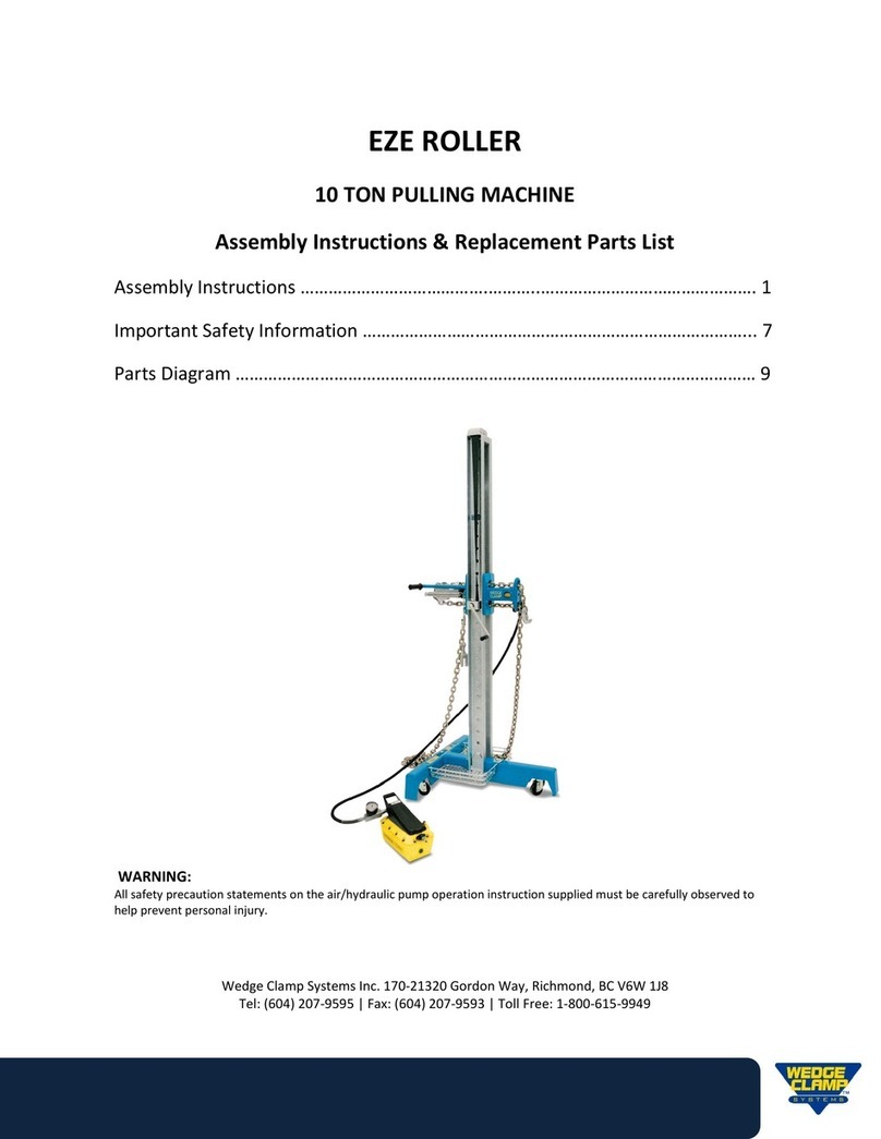 Wedge Clamp Systems Inc. EZE ROLLER Assembly instructions