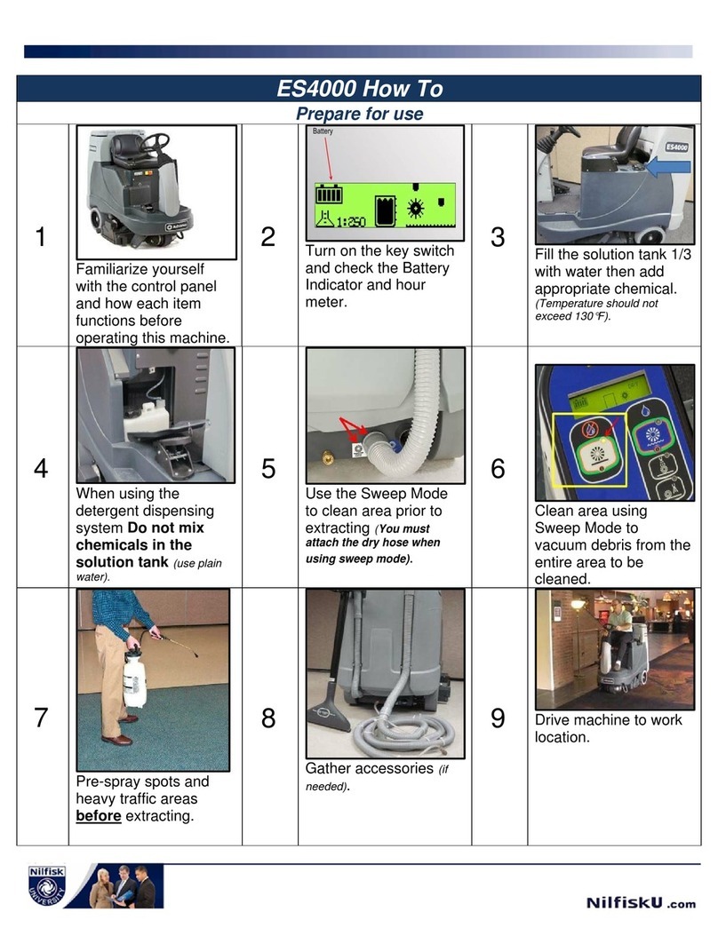 Nilfisk-Advance ES4000 manual