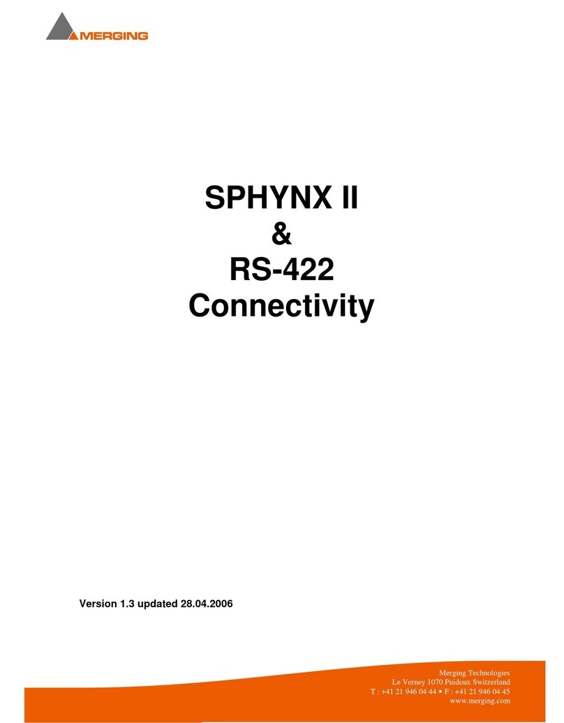 Merging SPHYNX II manual