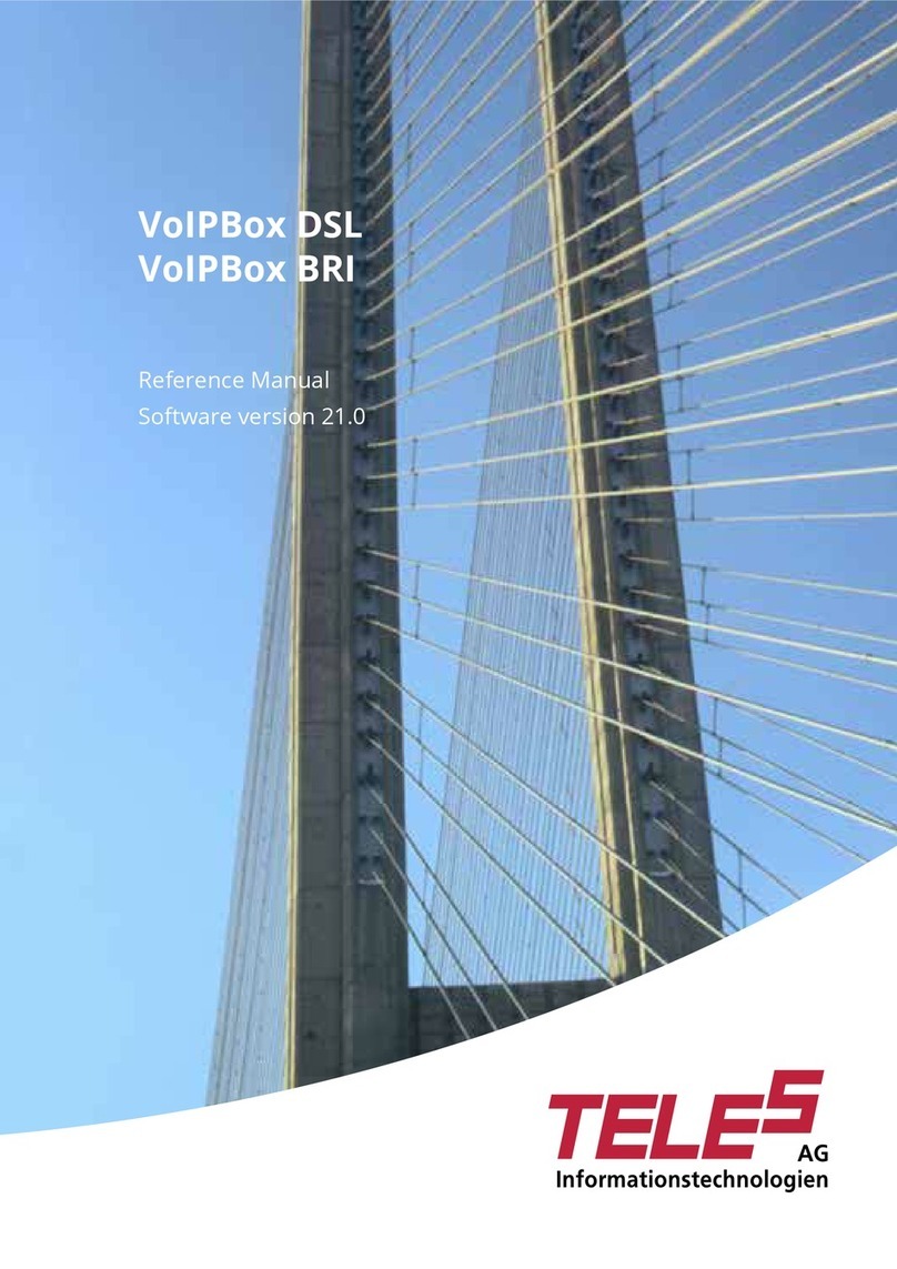 TELES VoIP Box DSL Series Reference manual