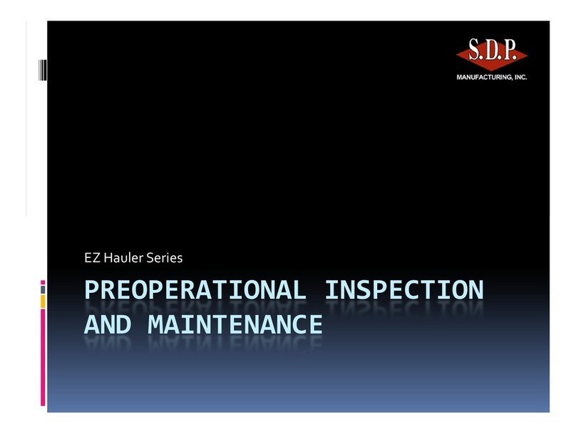 S.D.P. EZ Hauler Series Instruction Manual