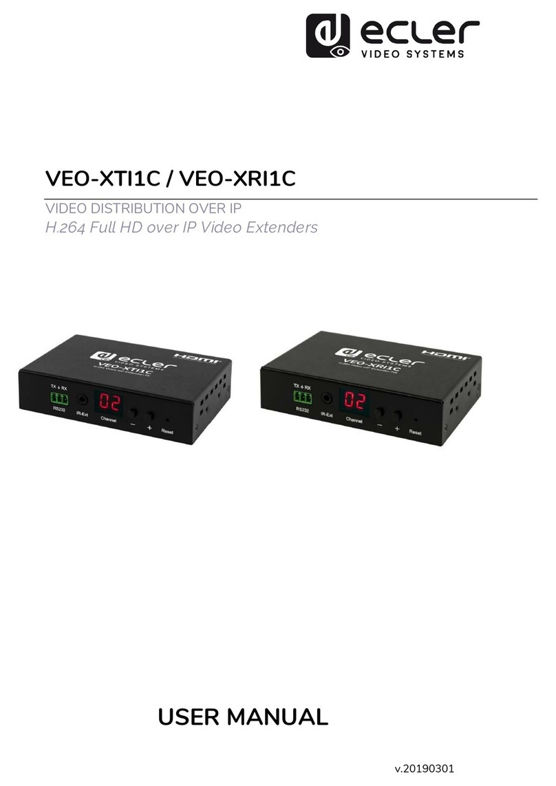 Ecler VEO-XTI1C user manual