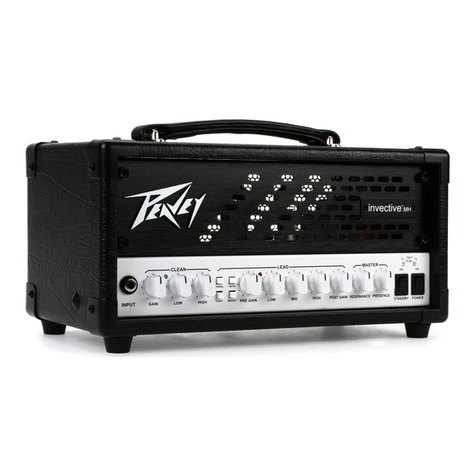 Peavey Invective MH User manual