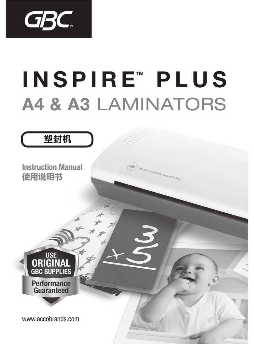GBC Inspire Plus A4 User manual