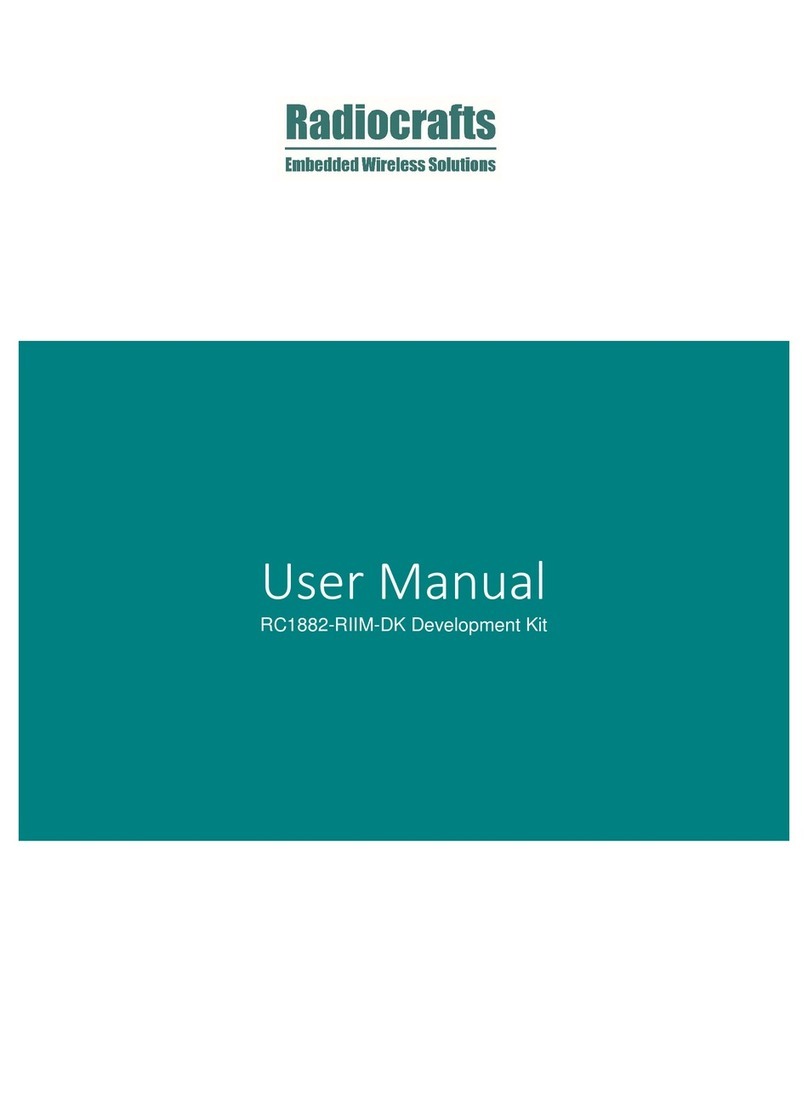 Radiocrafts RC1882-RIIM-DK User manual