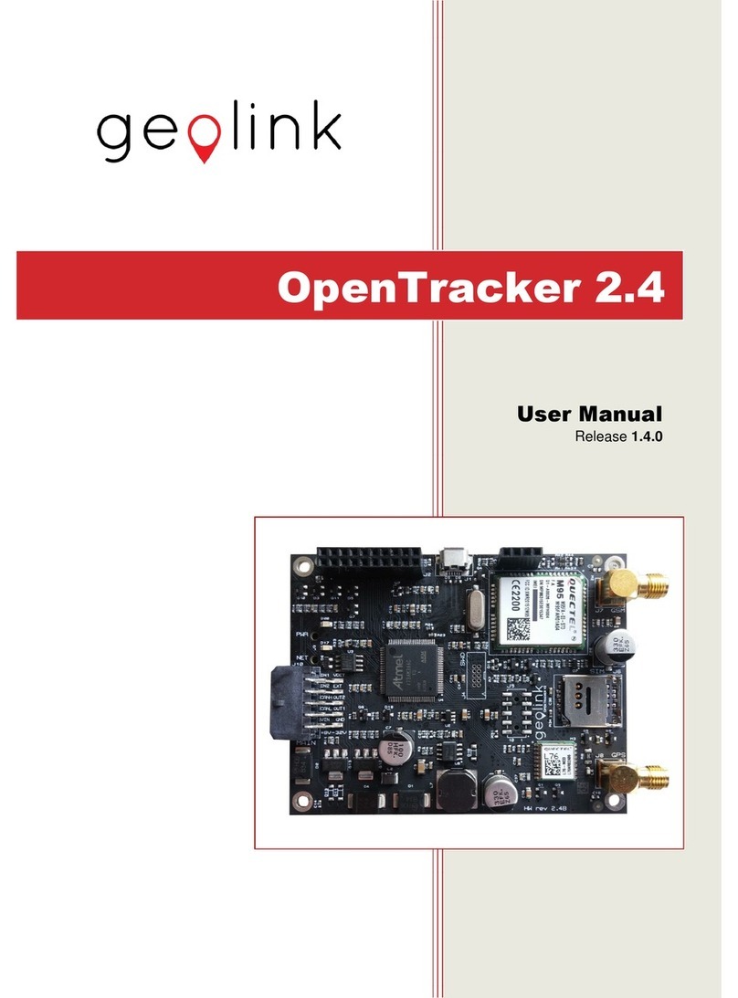 Geolink OpenTracker 2.4 user manual