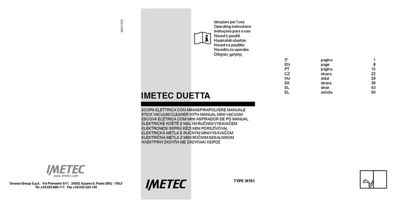 Imetec DUETTA I9701 operating instructions
