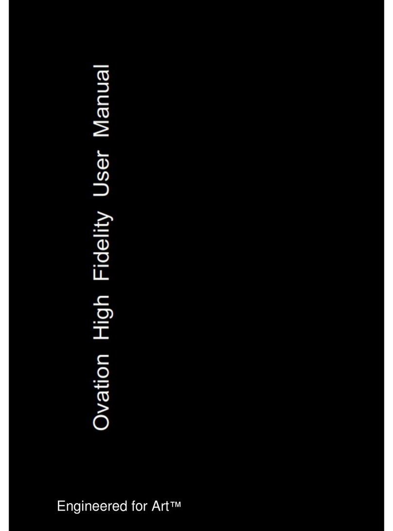 Ovation Engineered for Art  1707 user manual