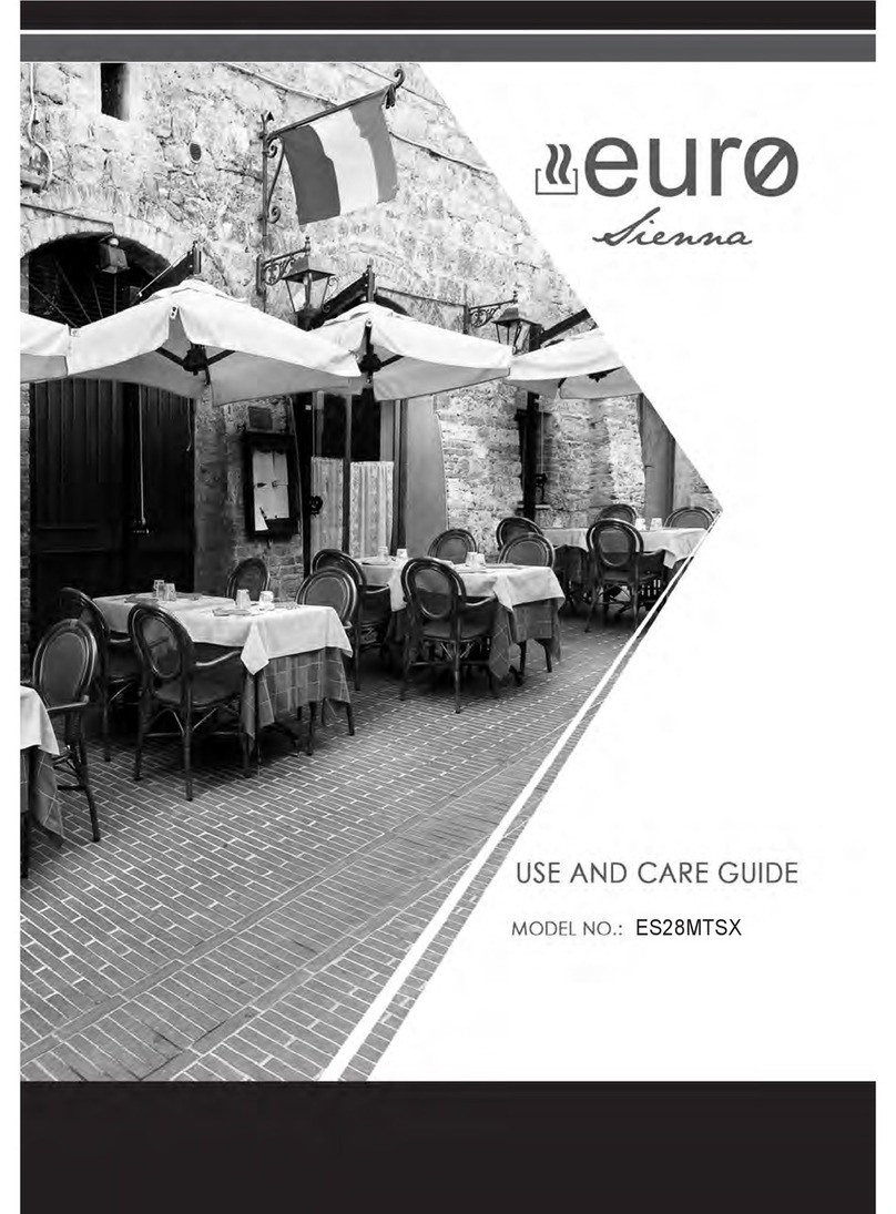 EURO ES28MTSX Use and care guide