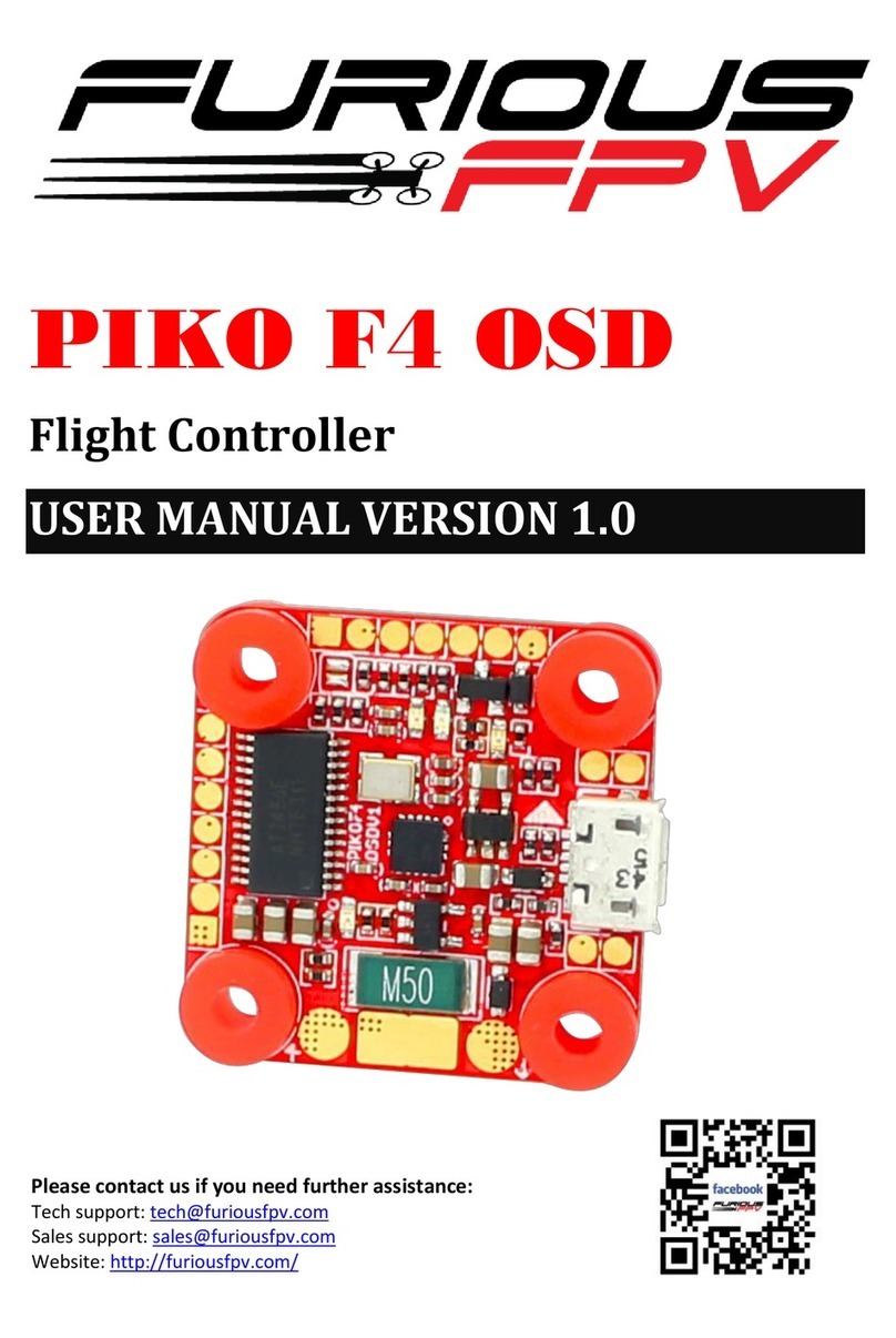 Furious FPV PIKO F4 OSD User manual