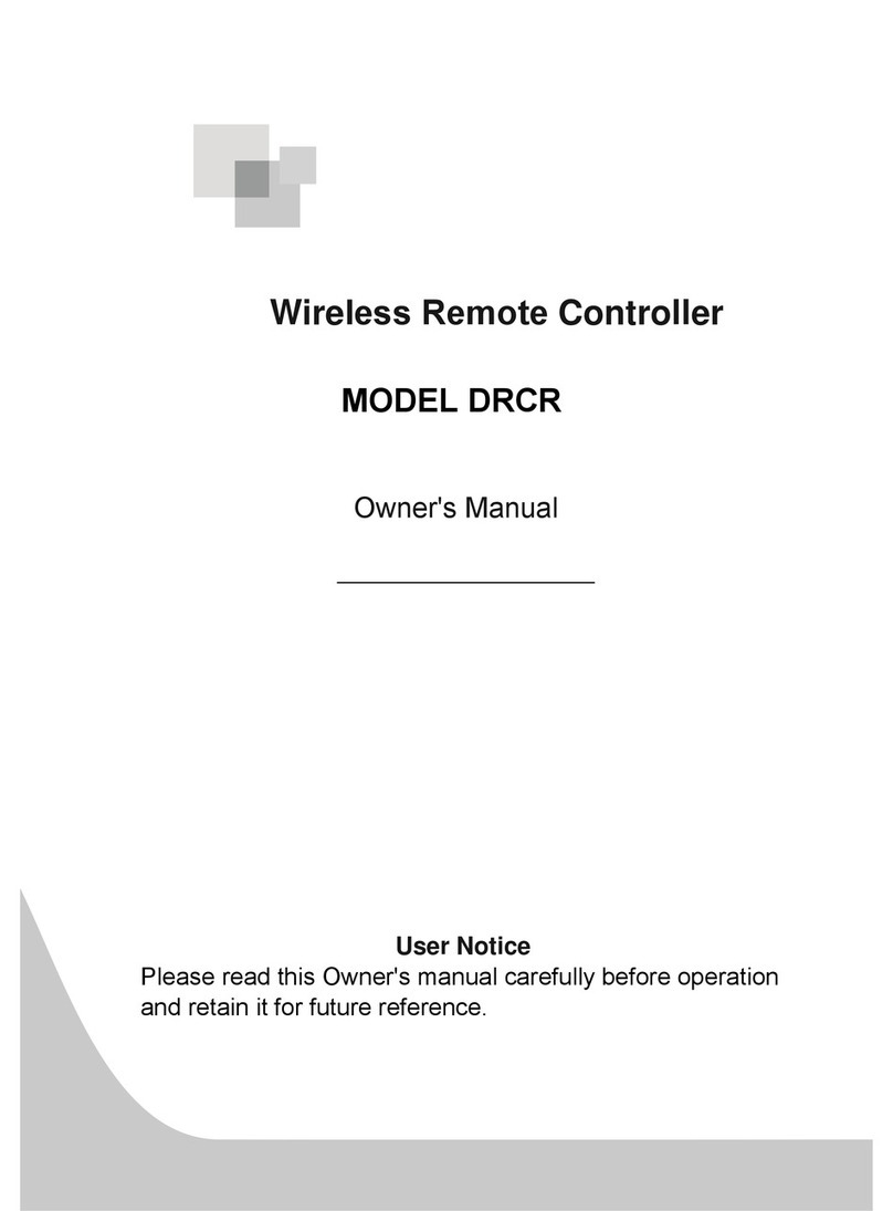 Johnson Controls DRCR User manual