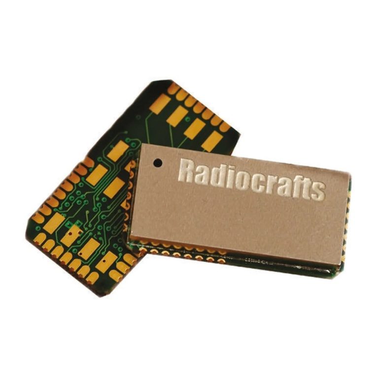 Radiocrafts RC232 Series user manual Radiocrafts RC232 Series user manual