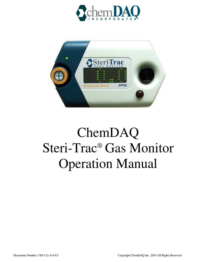 ChemDAQ Steri-Trac Operation manual