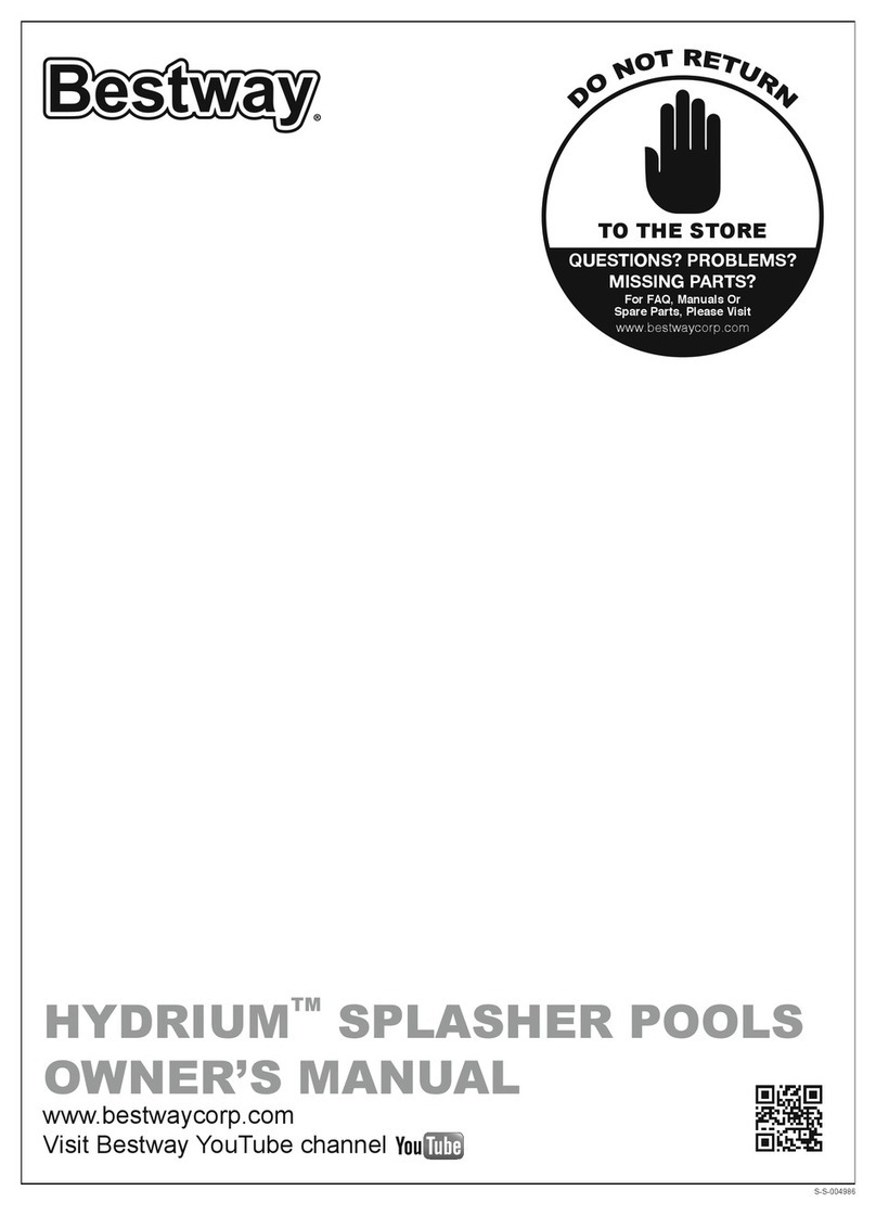 Bestway HYDRIUM owner's manual
