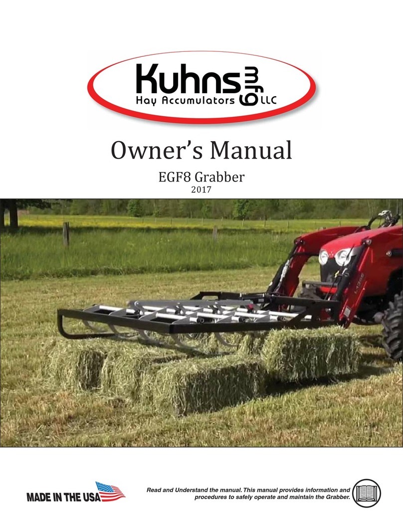 Kuhns mfg EGF8 owner's manual