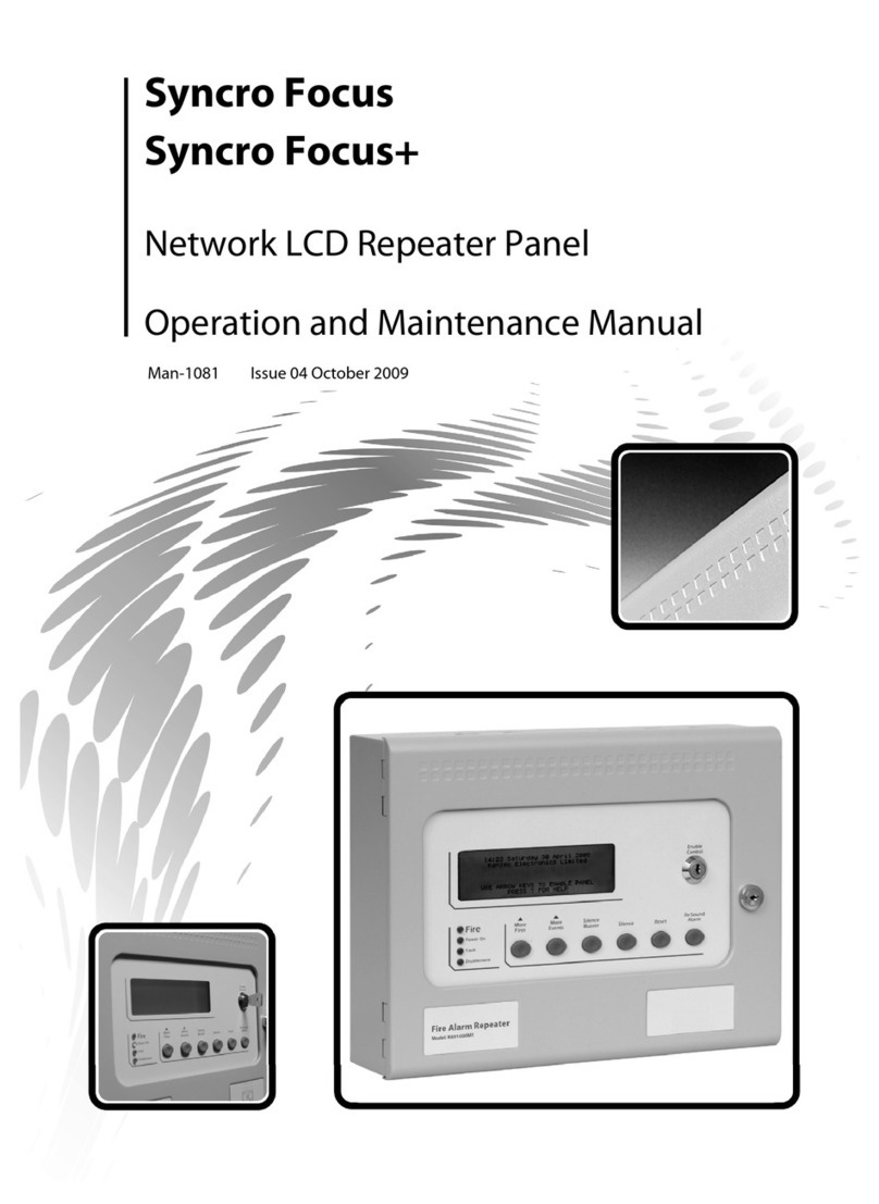 Kentec Electronics Syncro Focus Operation and maintenance manual Kentec Electronics Syncro Focus Operation and maintenance manual