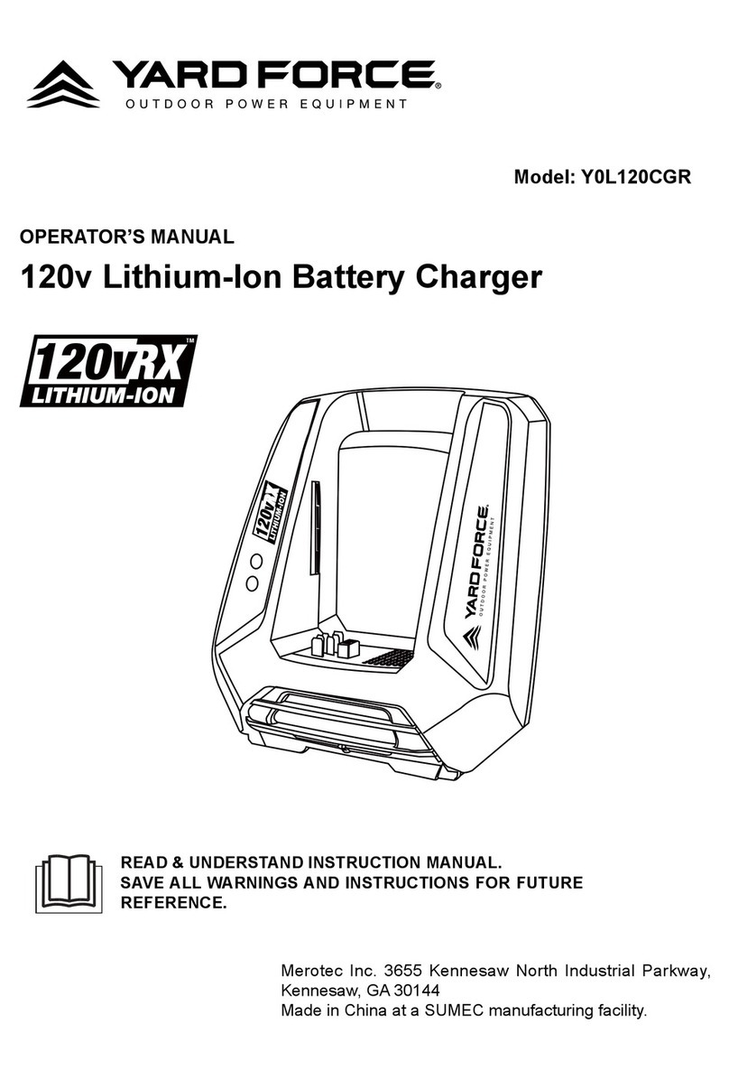 Yard force Y0L120CGR User manual