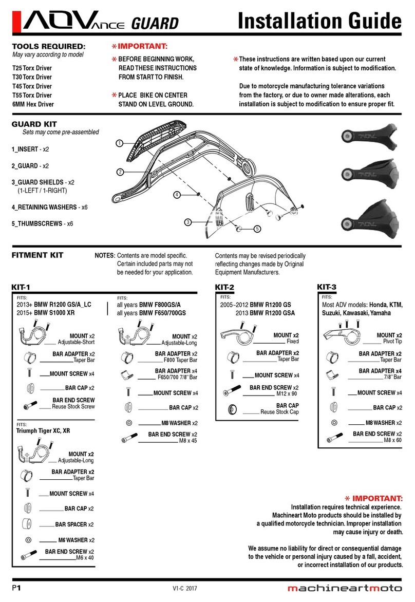 Machineart ADVance GUARD installation guide Machineart ADVance GUARD installation guide