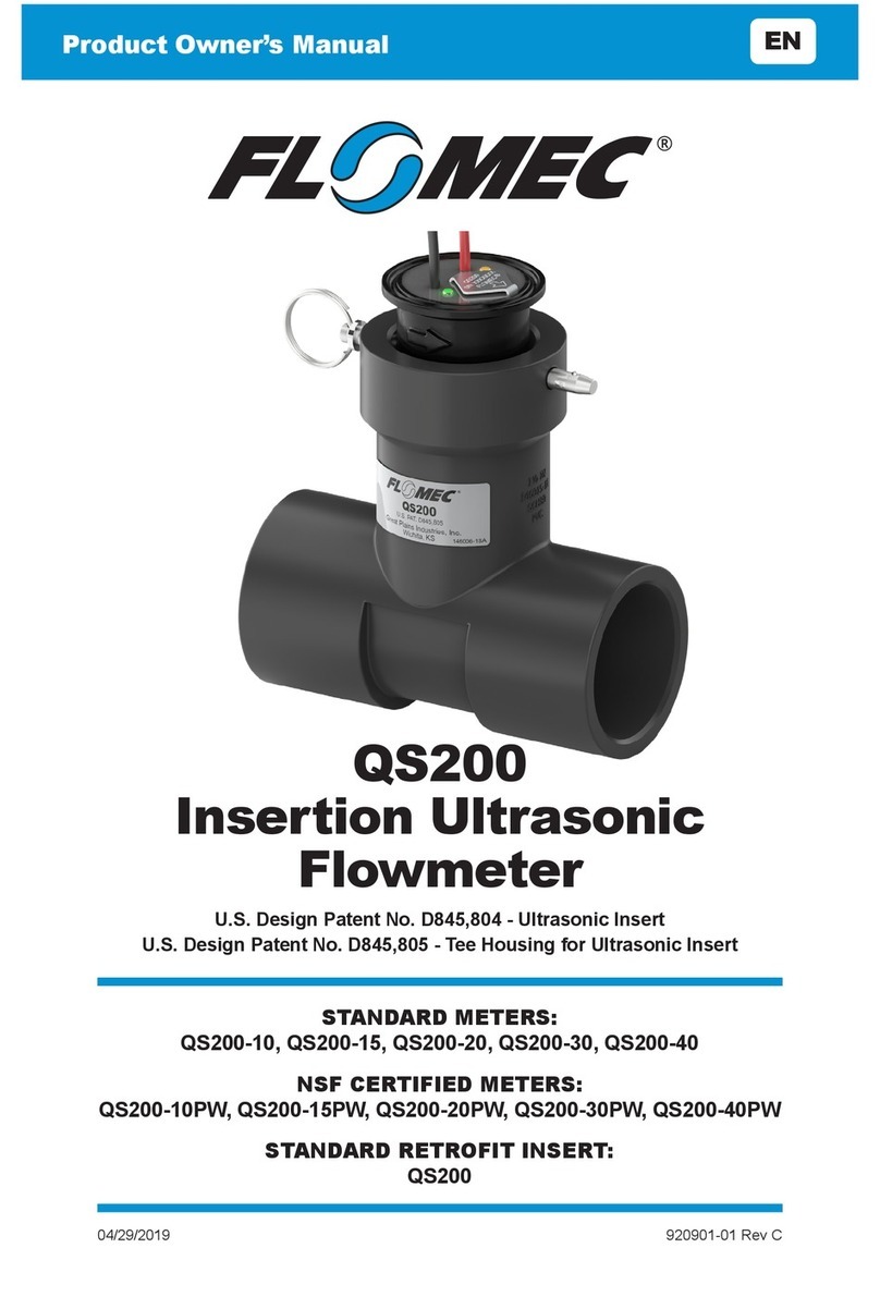 Flomec QS200 Product owners manual