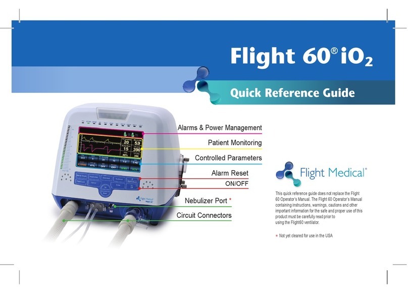 Flight Medical Innovations Flight 60 iO2 Quick reference guide