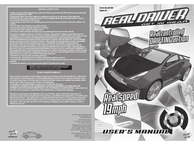WowWee Real Driver user manual
