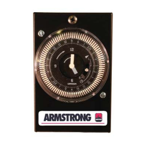 Armstrong 24-HOUR TIMER Installation and operating instructions