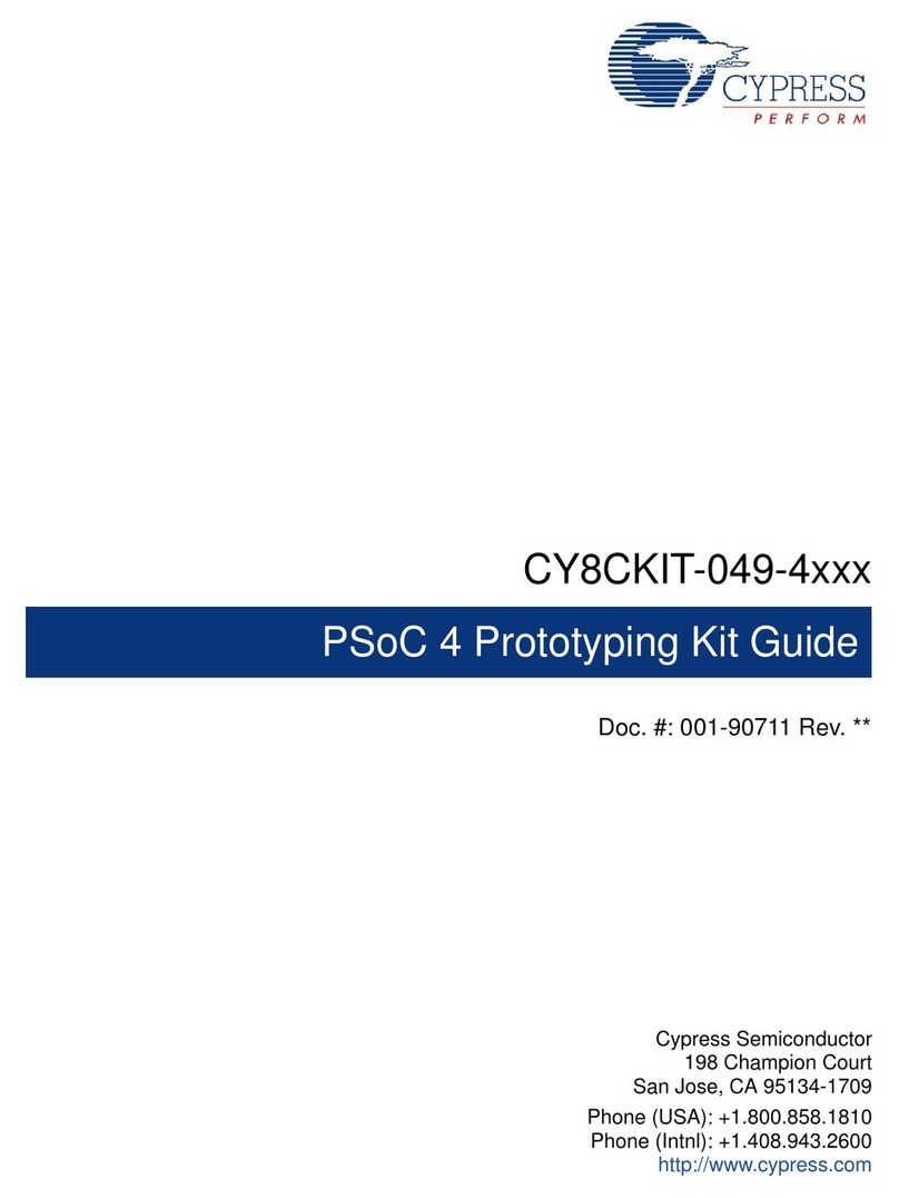 Cypress Semiconductor CY8CKIT-049-4 Series User manual