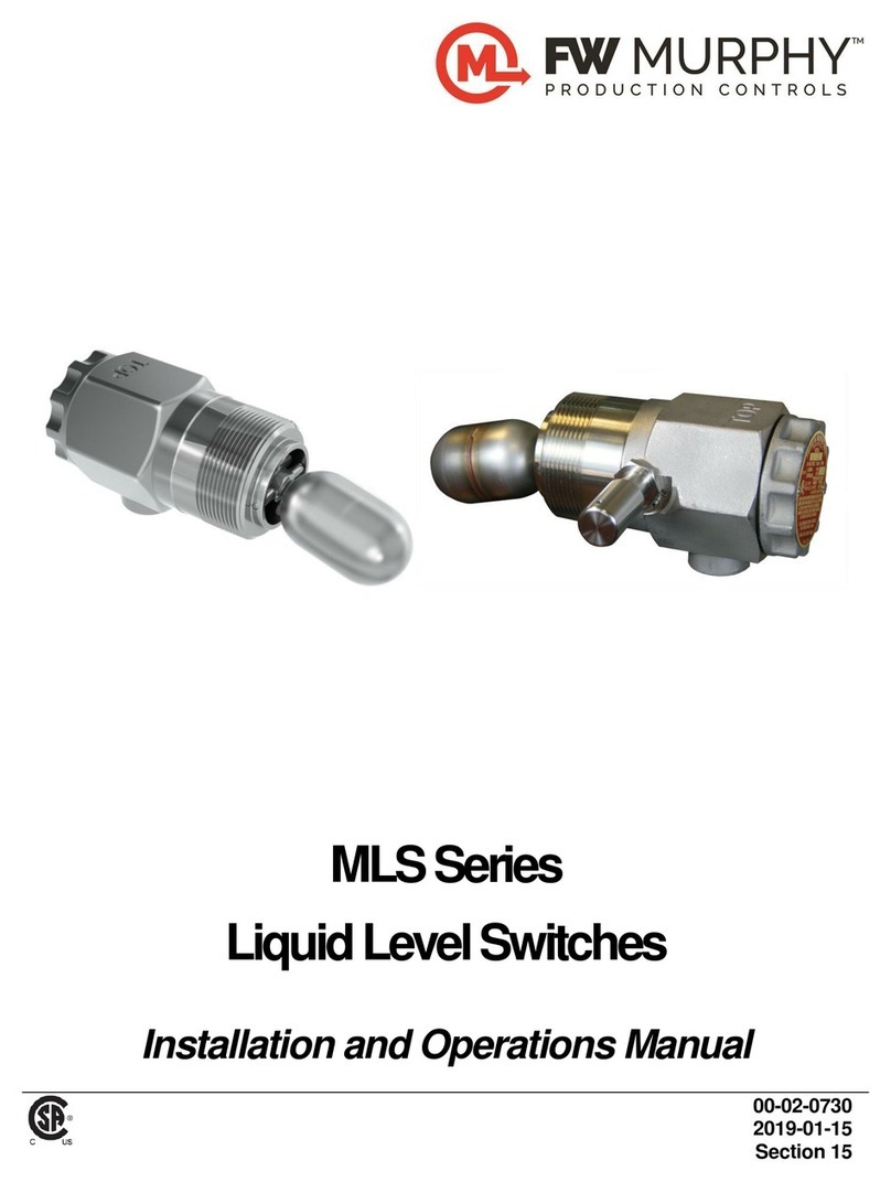 FW Murphy MLS Series Installation and operation manual FW Murphy MLS Series Installation and operation manual