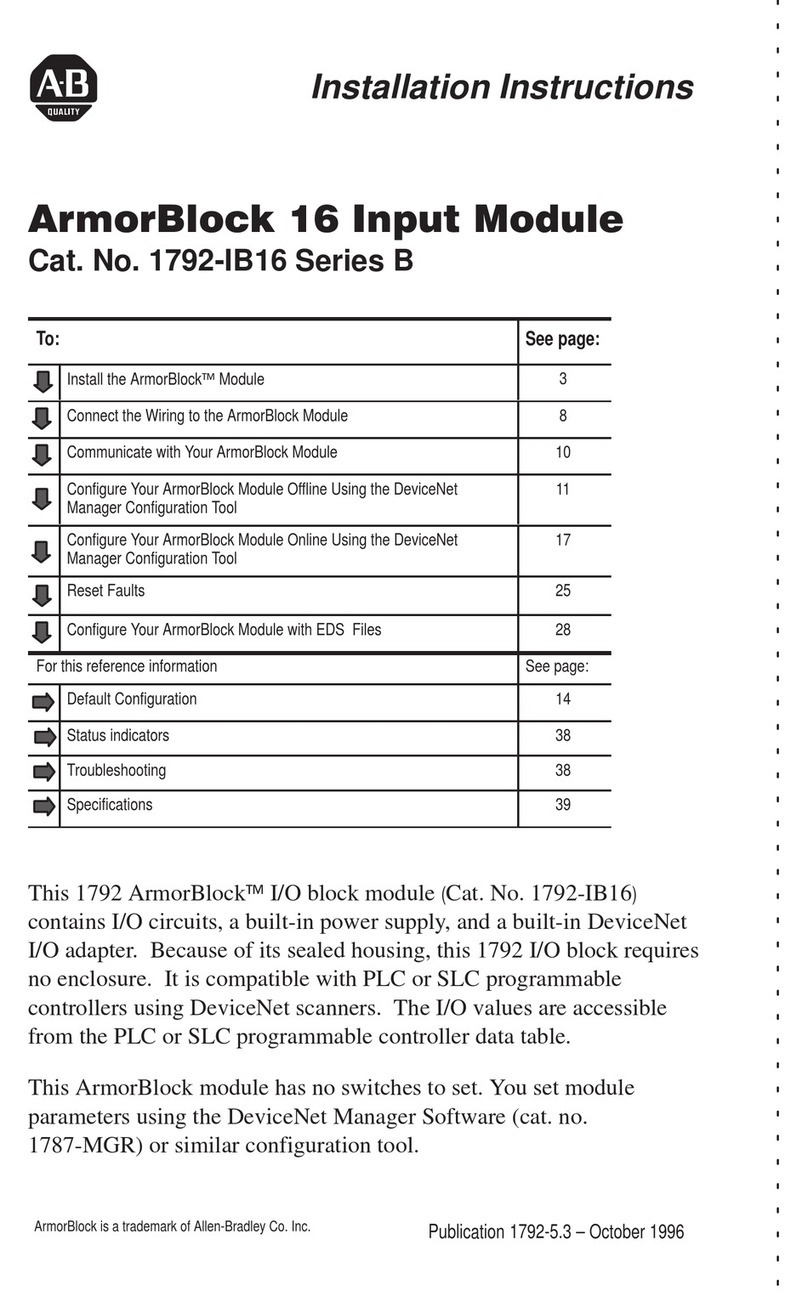 Allen-Bradley 1792-IB16 Series B User manual