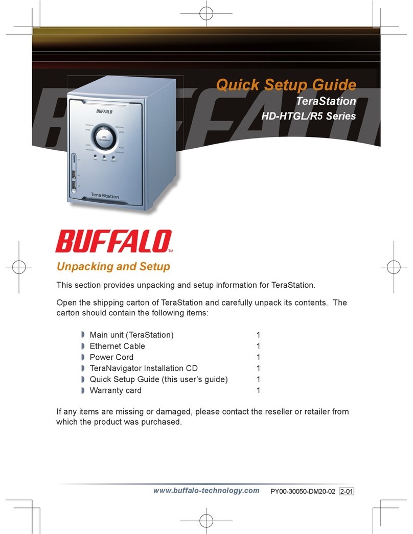 Buffalo TeraStation HD-HTGL/R5 Quick setup guide