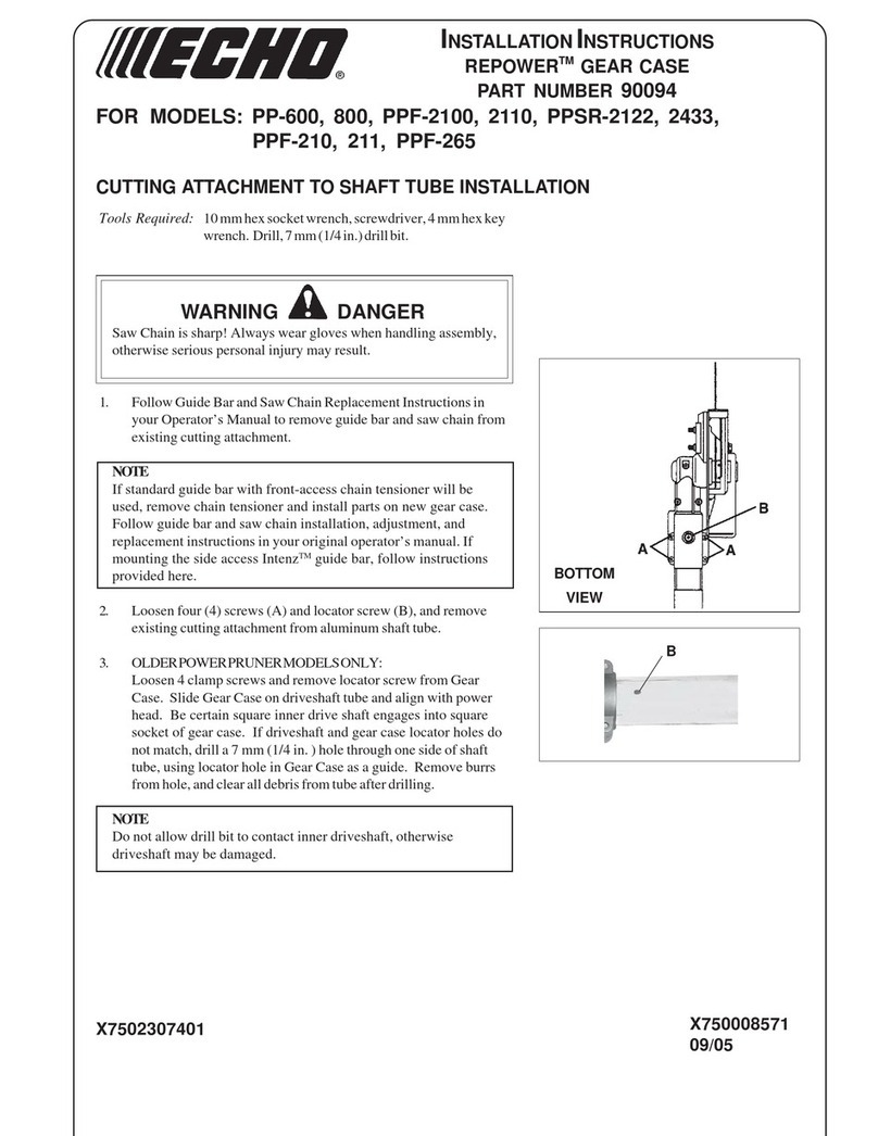 Echo REPOWER 90094 installation instructions
