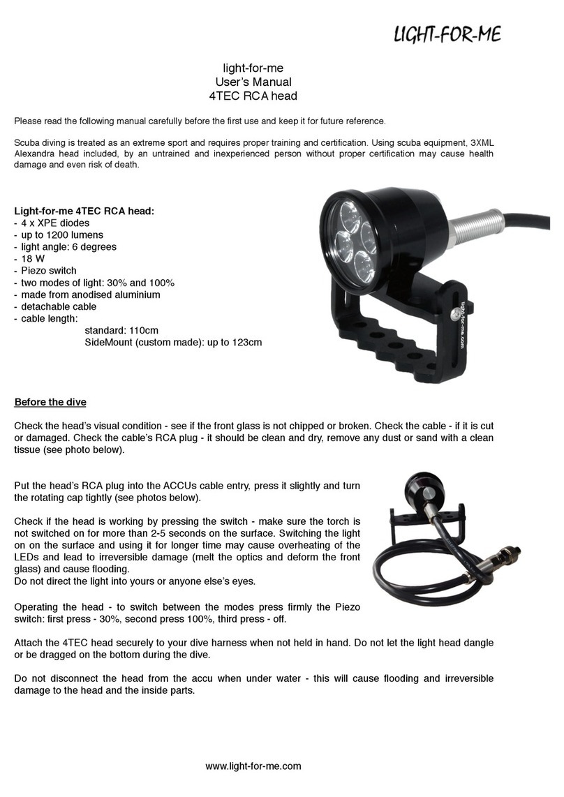 Light-For-Me 4TEC RCA head User manual
