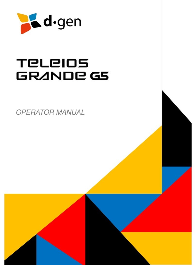 d.gen Teleios Grande G5 User manual