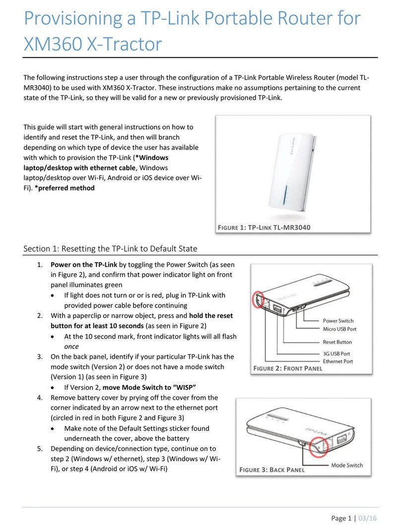 TP-Link TL-MR3040 User manual