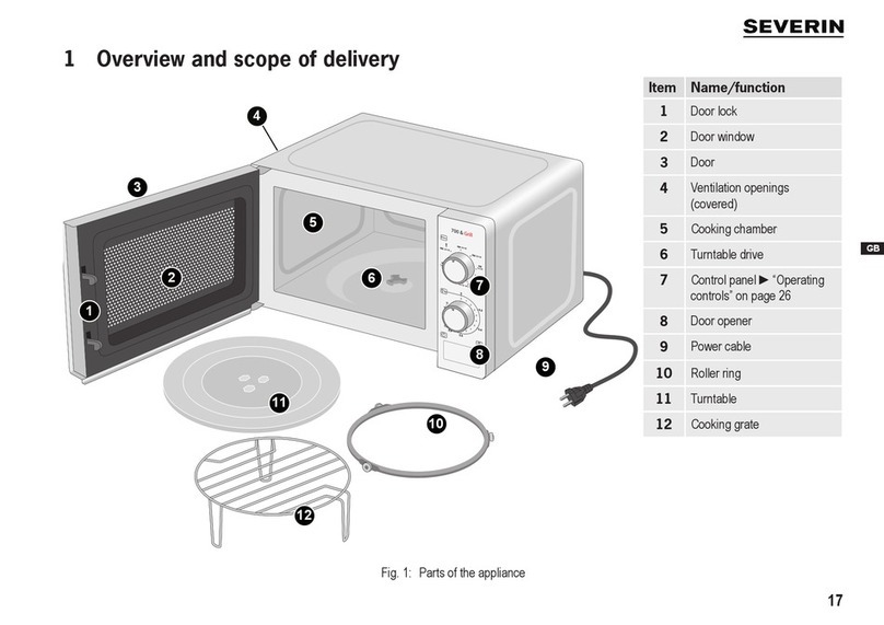 SEVERIN MW 7854 User manual