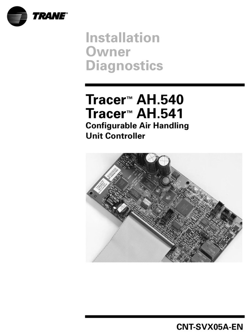 Trane Tracer AH540 Setup guide