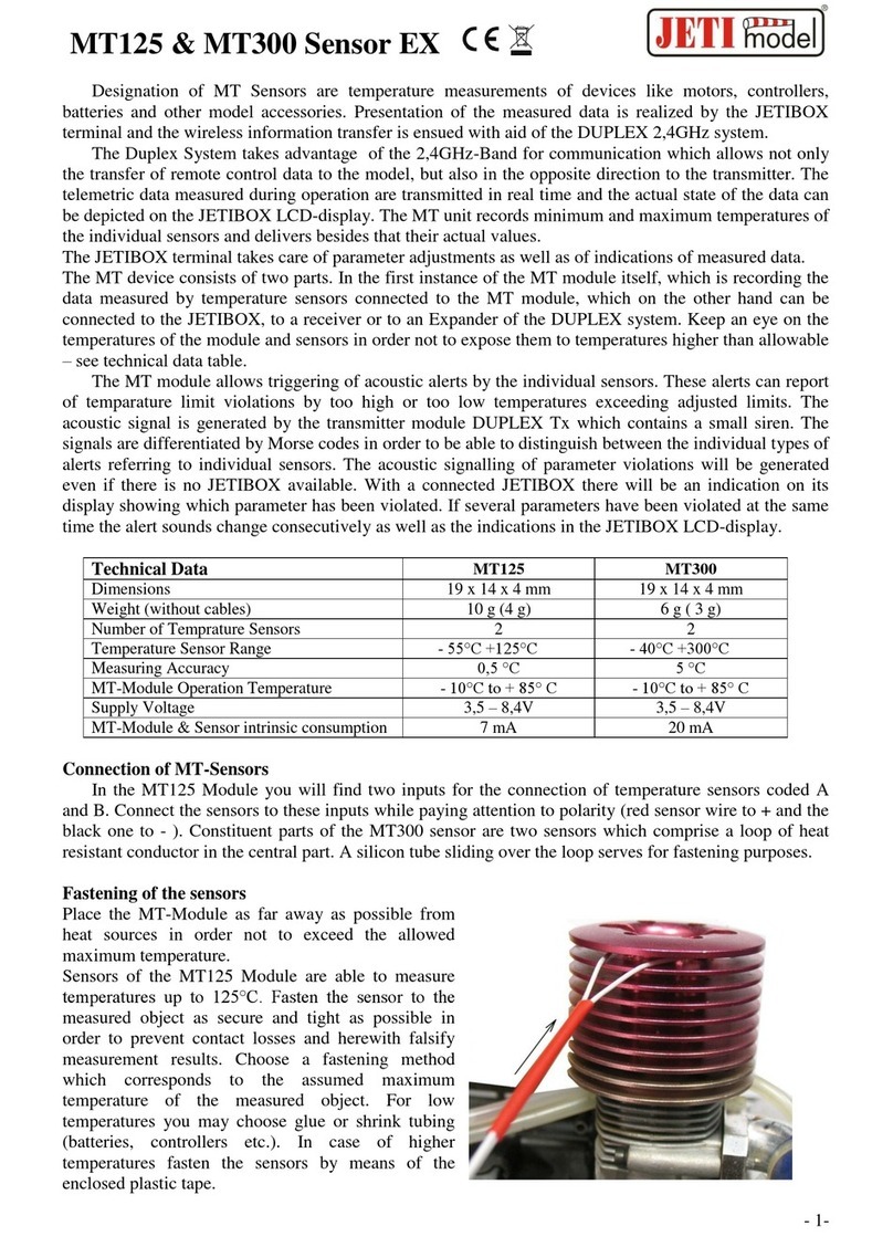 JETI model MT125 manual