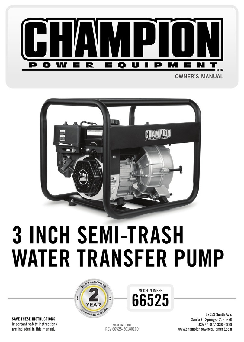 Champion 66525 owner's manual