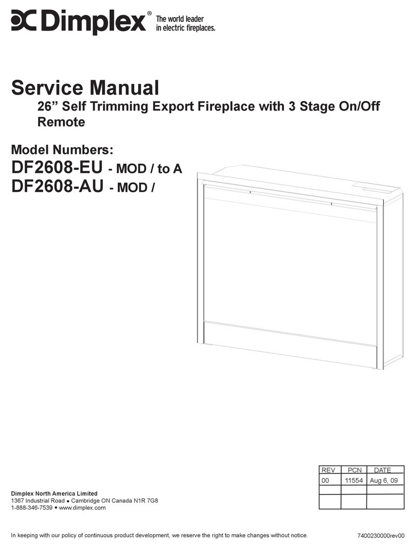 Dimplex DF2608-AU User manual Dimplex DF2608-AU User manual