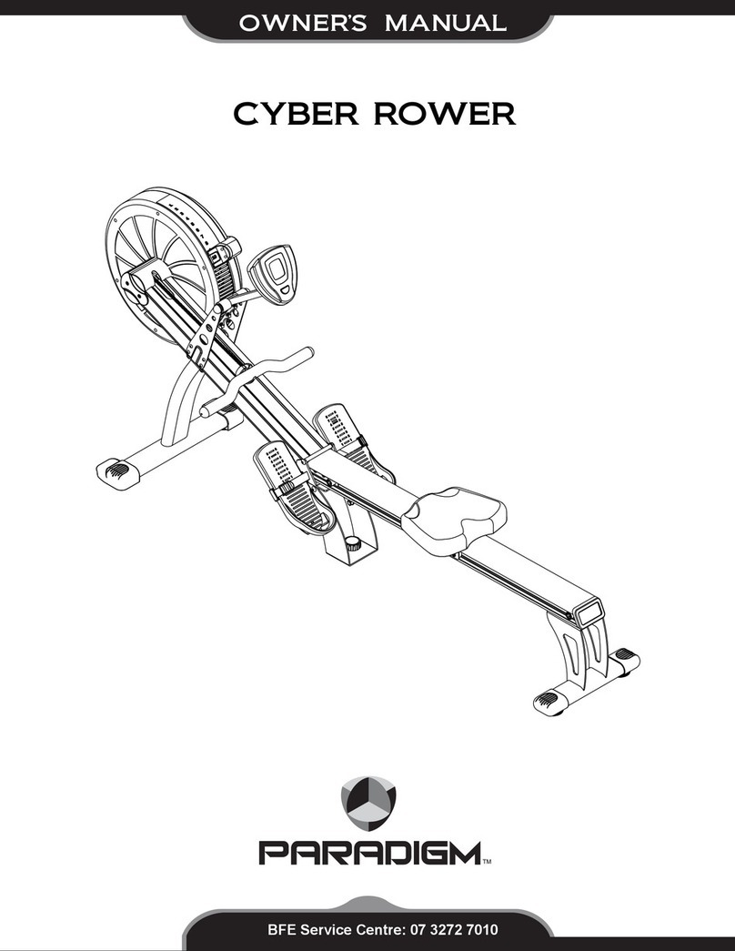 Action Fitness Cyber Rower owner's manual