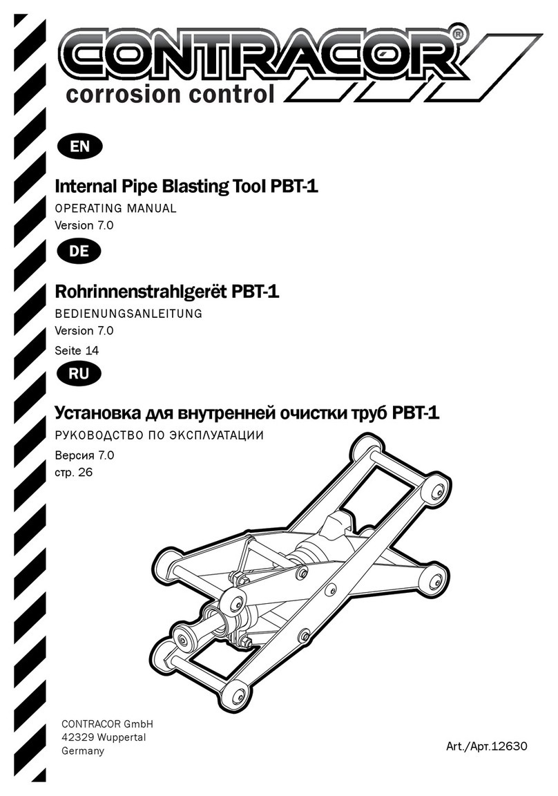 Contracor PBT-1 operating manual