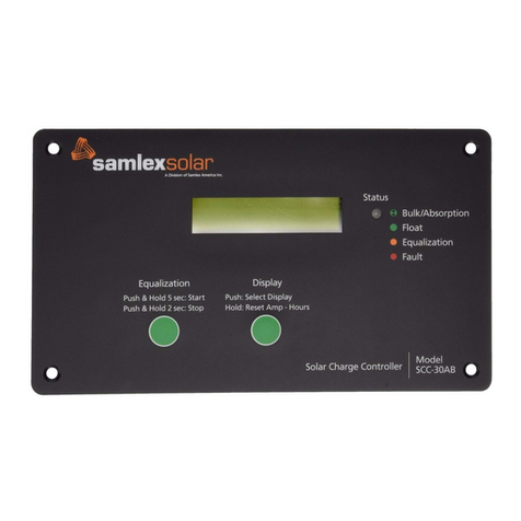 samlexsolar SCC-30AB User manual