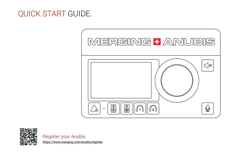 Merging Technologies ANUBIS quick start guide Merging Technologies ANUBIS quick start guide