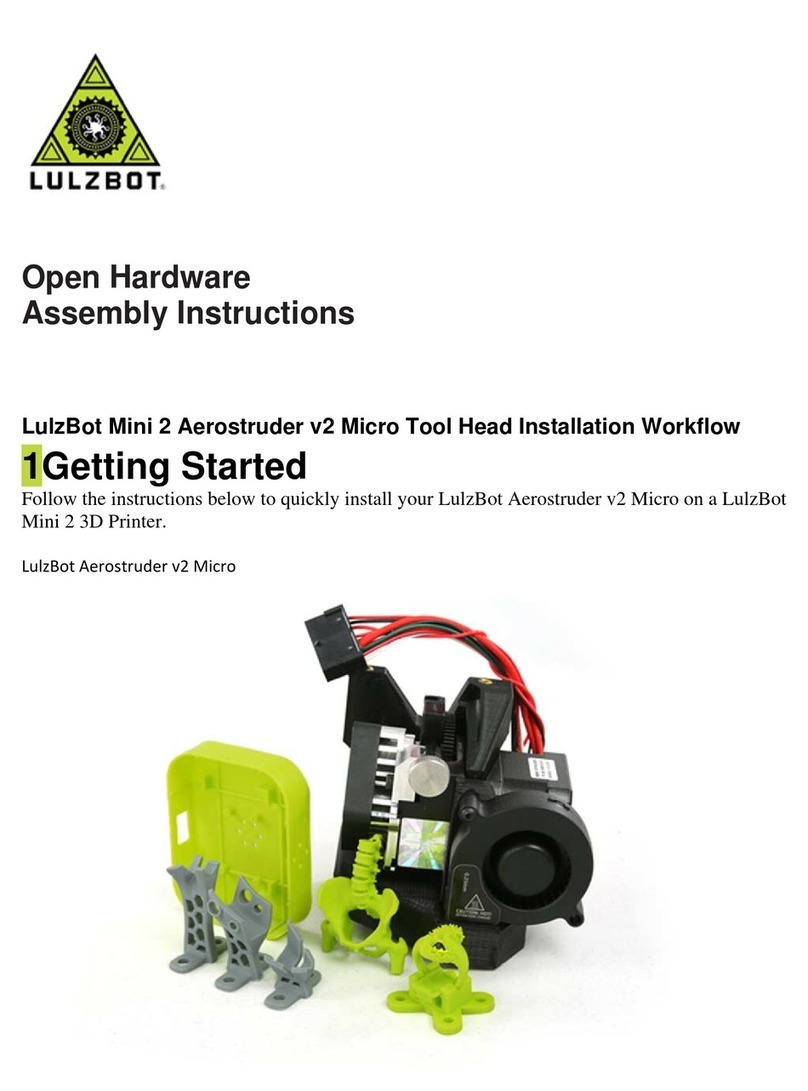 LulzBot Mini 2 Aerostruder v2 Micro Assembly instructions